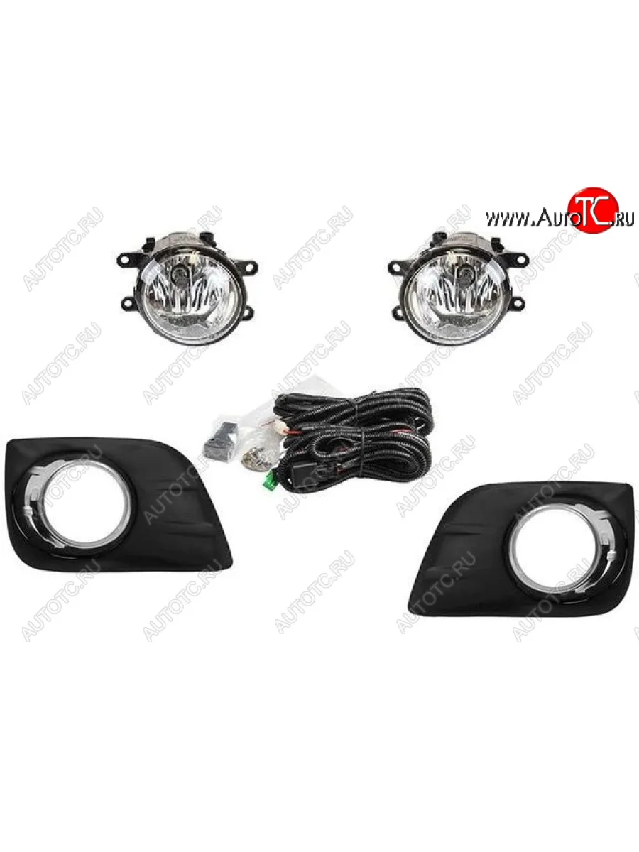 Противотуманные фары комплект (проводка, решетка, пр-во Китай) BodyParts Toyota Land Cruiser Prado J150 дорестайлинг (2009-2013)  в Самаре Самарской области