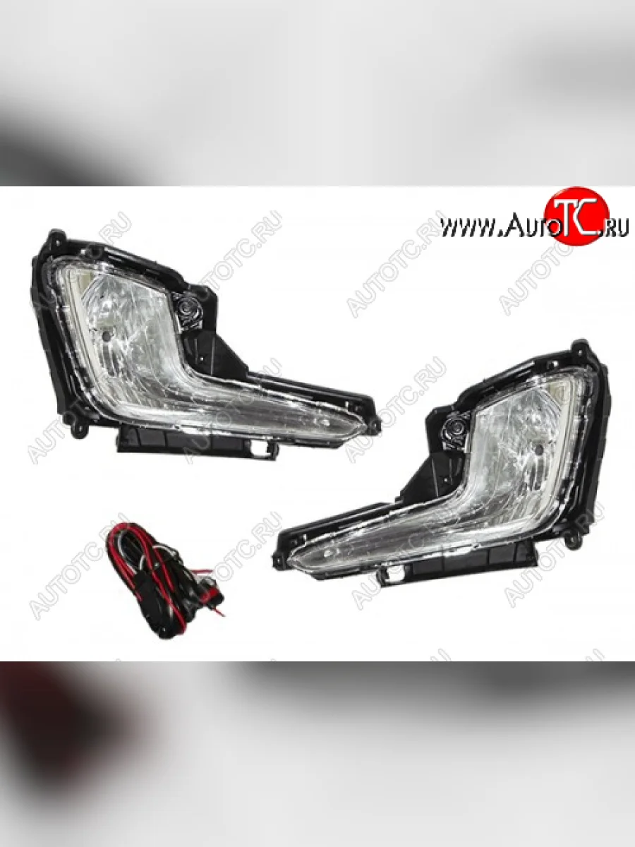 Комплект противотуманных фар (проводка, кнопка, пр-во Китай) BODYPARTS KIA Rio 3 QB дорестайлинг седан (2011-2015)  в Керчи Республика Крым