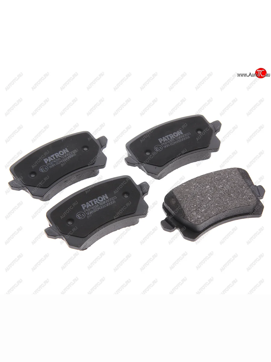 Колодки тормозные задние (4шт.) PATRON Audi A6 C5 дорестайлинг, седан (1997-2001)  в Керчи Республика Крым