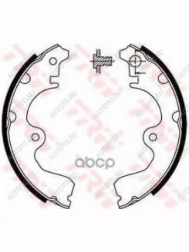 Колодки тормозные задние барабанные (4шт.) PATRON Toyota Starlet P80 дорестайлинг, хэтчбэк 3 дв. (1989-1991)