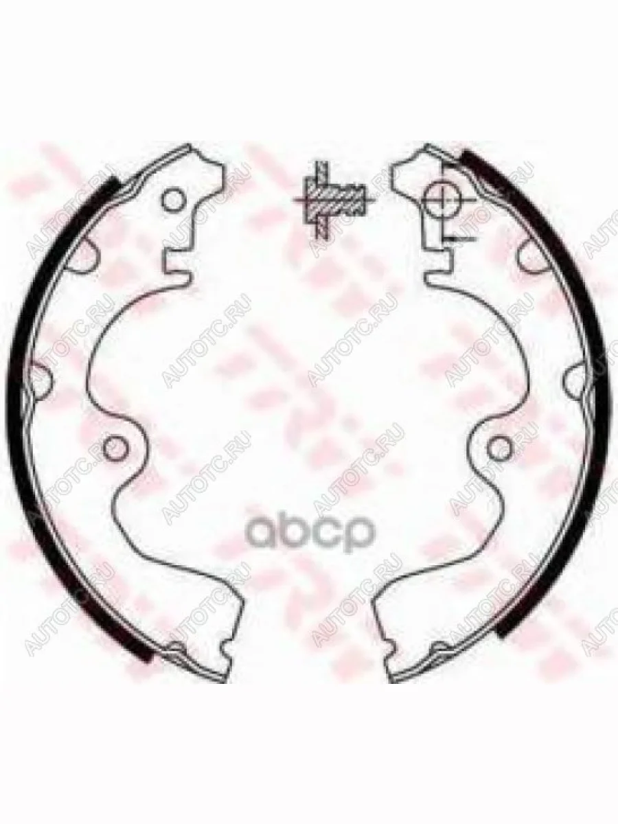 Колодки тормозные задние барабанные (4шт.) PATRON Toyota Starlet P80 дорестайлинг, хэтчбэк 3 дв. (1989-1991)  в Воронеже Воронежской области