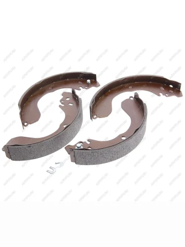 Колодки тормозные задние барабанные (4шт.) PATRON Nissan Tiida 1 C11 хэтчбэк дорестайлинг, Япония (2004-2007)