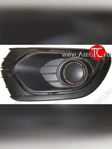 Левая решетка переднего бампера (пр-во Тайвань) PULO Renault Logan 2 дорестайлинг (2014-2018)