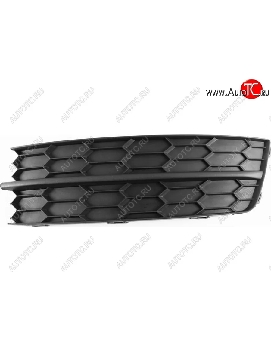 Левая решетка переднего бампера (пр-во Китай) BODYPARTS Skoda Rapid NH1 хэтчбэк дорестайлинг (2012-2017)  в Керчи Республика Крым