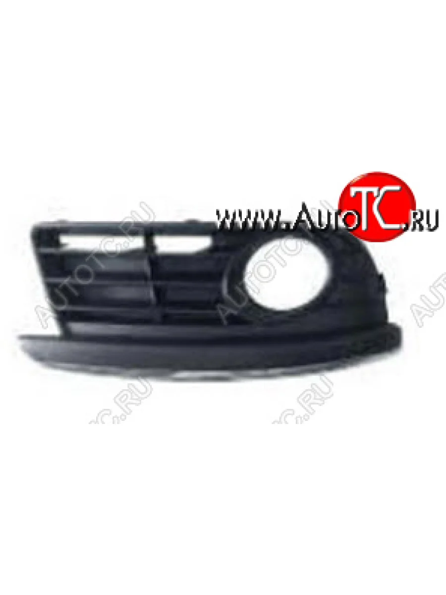 Левая вставка переднего бампера (с отверстием под ПТФ, пр-во Китай) BODYPARTS Volkswagen Jetta A5 седан (2005-2011)  в Самаре Самарской области