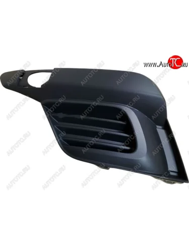 Левая вставка переднего бампера (с отверстием под ПТФ, пр-во Россия) BODYPARTS Renault Logan 2 рестайлинг (2018-2025)