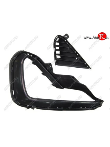 Левая вставка переднего бампера (с отверстием под ПТФ, пр-во Китай) BODYPARTS KIA Optima JF седан рестайлинг (2018-2020)