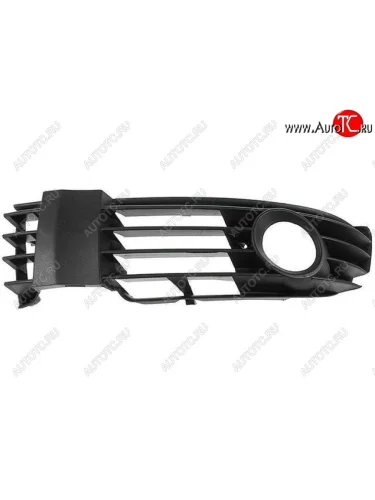 Левая вставка переднего бампера (с отверстием под ПТФ, пр-во Тайвань) TYG Volkswagen Passat B5.5 седан рестайлинг (2000-2005)