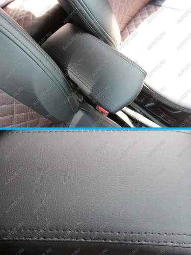 Подлокотники в салон (Люкс Классика гладкий экокожа) Автопилот (черный) Mercedes-Benz Vito ( W638,  W639,  W447) (1996-2025) дорестайлинг, рестайлинг