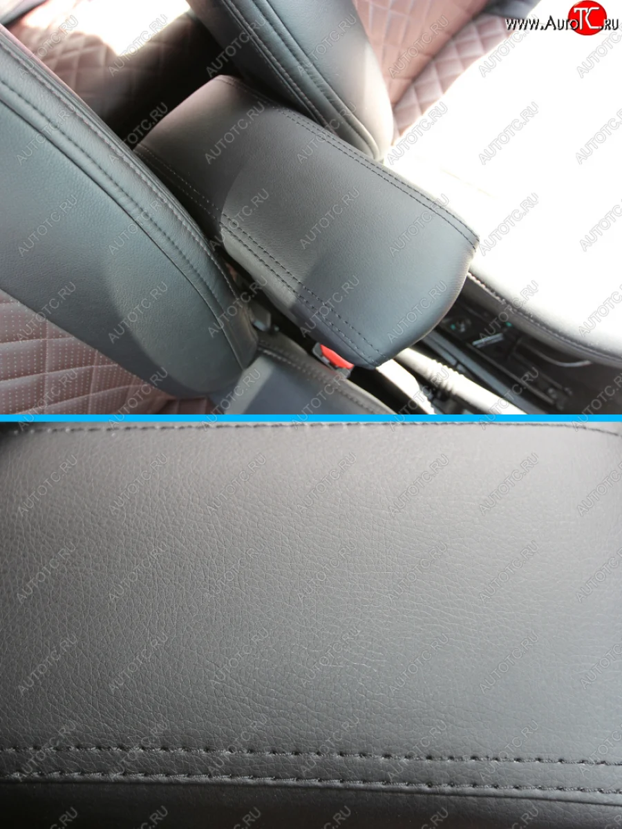 Подлокотники в салон (Люкс Классика гладкий экокожа) Автопилот  Opel Astra (2009-2018) J, J GTC (черный)  с доставкой в г. Самара