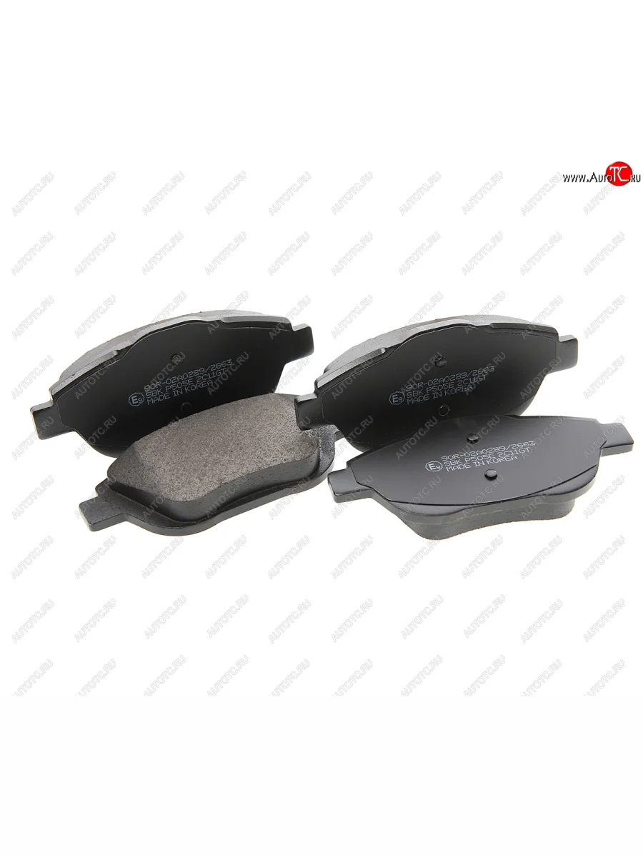 Колодки тормозные передние (4шт.) SANGSIN CITROEN C3 дорестайлинг (2009-2015)  в Перми Пермском крае