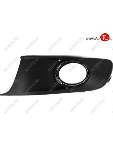 Левая вставка переднего бампера (с отверстием под ПТФ, пр-во Китай) BODYPARTS Volkswagen Caddy 2K рестайлинг (2010-2015)