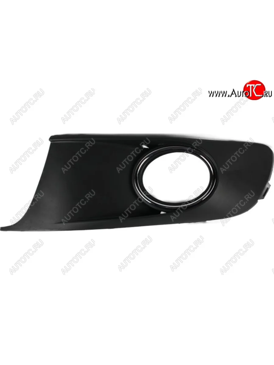 Левая вставка переднего бампера (с отверстием под ПТФ, пр-во Китай) CHINA Volkswagen Caddy 2K рестайлинг (2010-2015)  в Самаре Самарской области