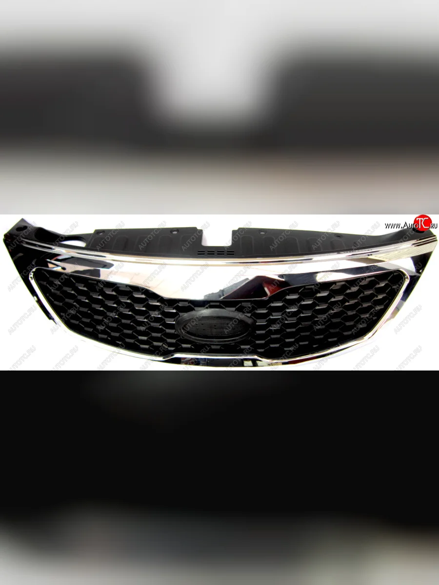 Решетка радиатора (пр-во Китай) BODYPARTS KIA Sorento XM дорестайлинг (2009-2012) (хром)  в Керчи Республика Крым