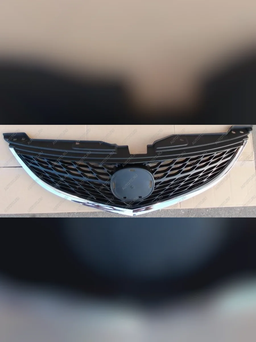 Решетка радиатора (пр-во Китай) BODYPARTS Mazda 6 GH дорестайлинг седан (2007-2010) (вставка хром)  в Воронеже Воронежской области