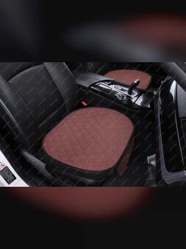 Квадраты на заднее сиденье (Flax Лен ) Автопилот (коричневый) 