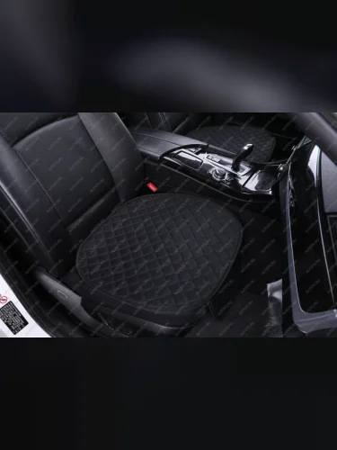 Квадраты на заднее сиденье (Flax Лен ) Автопилот (черный) 