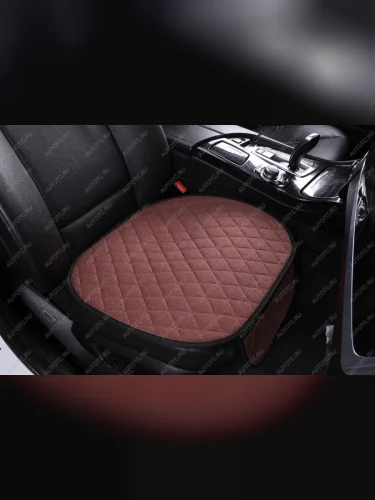 Накидки на сиденье (на весь салон Flax Plus Лен ) Автопилот (коричневый) 