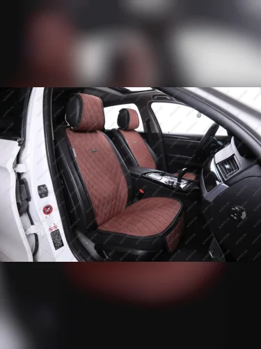 Накидка на сиденье (Super-J Flax лён) Автопилот (коричневый) 