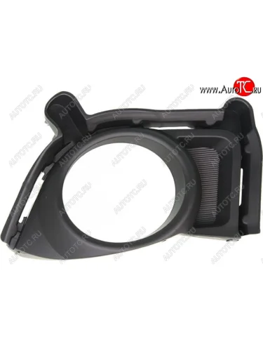 Левая вставка воздухозаборника переднего бампера (с отверстием под ПТФ, пр-во Китай) CHINA Toyota Highlander XU50 дорестайлинг (2013-2017)