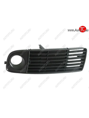 Левая вставка переднего бампера (с отверстием под ПТФ, пр-во Тайвань) TYG Audi A6 C5 дорестайлинг, седан (1997-2001)