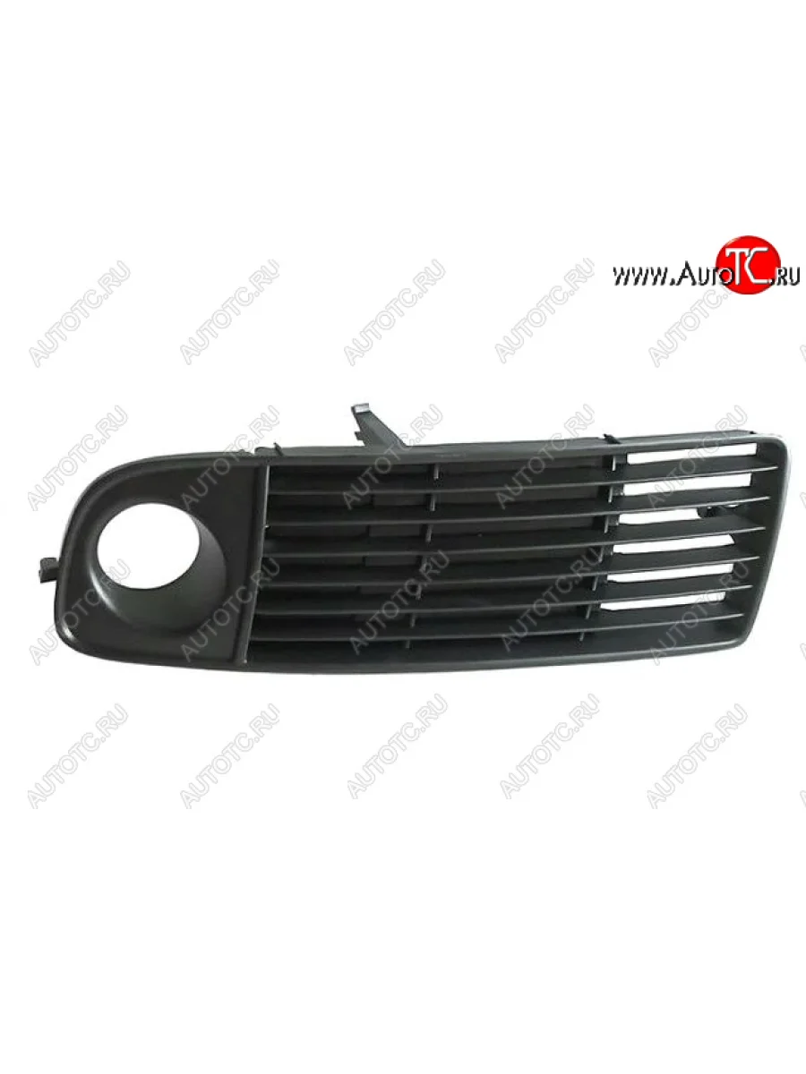 Левая вставка переднего бампера (с отверстием под ПТФ, пр-во Тайвань) TYG Audi A6 C5 дорестайлинг, седан (1997-2001)  в Керчи Республика Крым