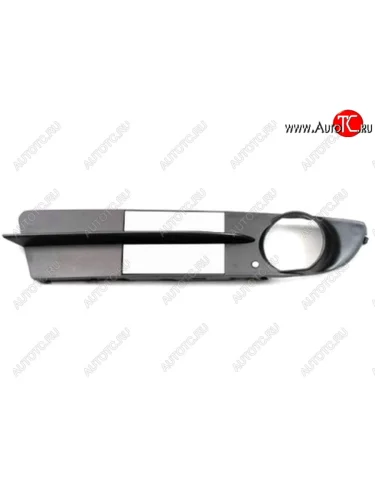 Левая вставка переднего бампера (с отверстием под ПТФ, пр-во Тайвань) TYG BMW 5 серия E60 седан дорестайлинг (2003-2007)