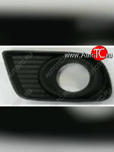 Левая вставка переднего бампера (с отверстием под ПТФ, пр-во Китай) BODYPARTS Mazda BT-50 (2011-2015)