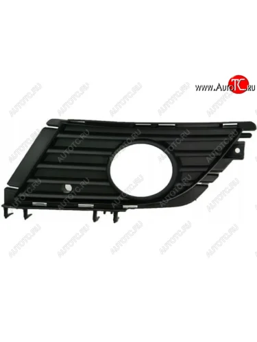 Левая вставка переднего бампера (с отверстием под ПТФ, пр-во Тайвань) TYG Opel Corsa C (2000-2006)