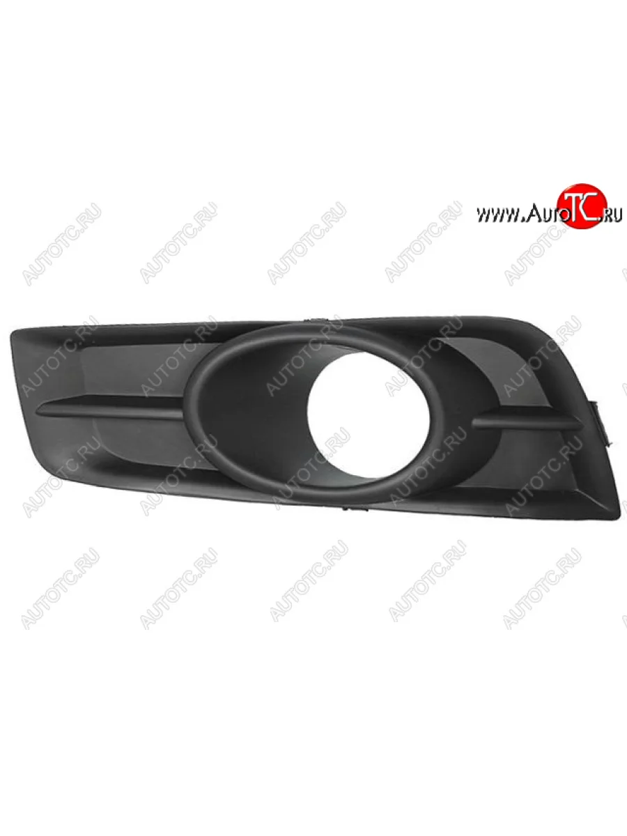 Левая вставка переднего бампера (с отверстием под ПТФ, пр-во Тайвань) TYG Chevrolet Cruze J300 седан дорестайлинг (2009-2012)  в Керчи Республика Крым