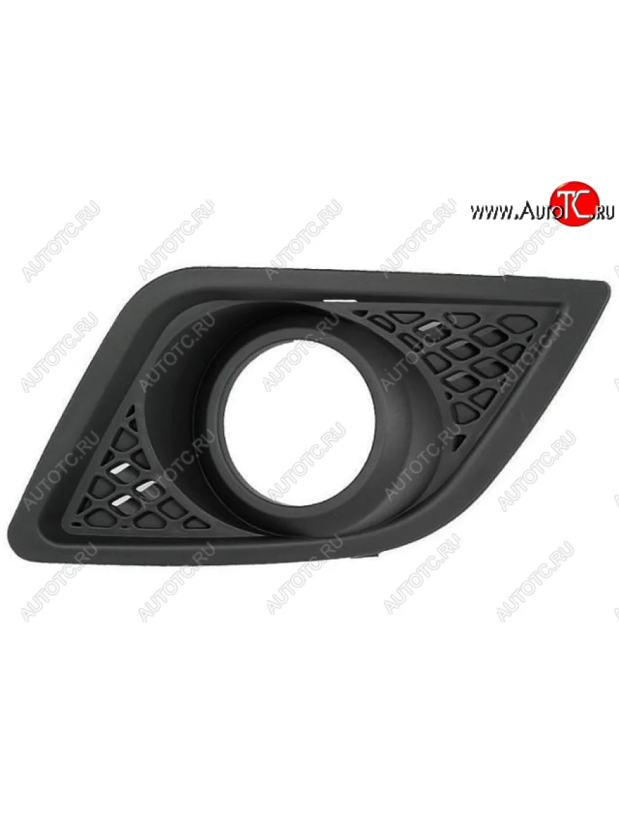 Левая вставка переднего бампера (с отверстием под ПТФ, пр-во Тайвань) TYG Ford Fiesta 5 хэтчбэк 5 дв. рестайлинг (2005-2008)  с доставкой в г. Керчь