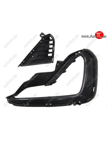 Правая вставка переднего бампера (с отверстием под ПТФ, пр-во Китай) BODYPARTS KIA Optima JF седан рестайлинг (2018-2020)