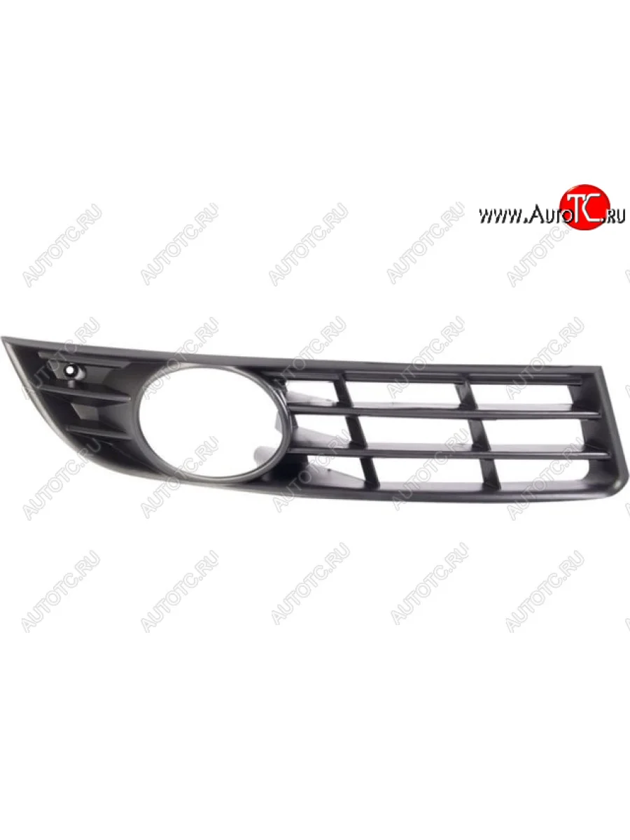 Правая вставка переднего бампера (с отверстием под ПТФ, пр-во Китай) BODYPARTS Volkswagen Passat B6 седан (2005-2011)  в Керчи Республика Крым