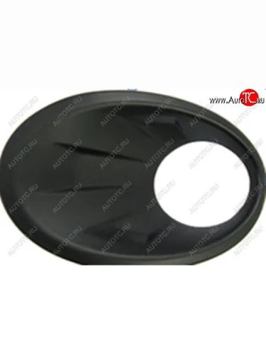 Правая вставка переднего бампера (с отверстием под ПТФ, пр-во Китай) BODYPARTS Nissan Qashqai 1 J10 рестайлинг (2010-2013)