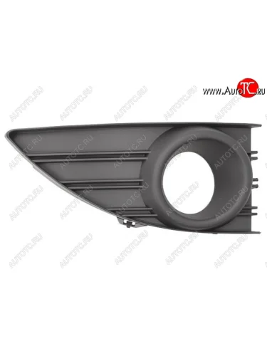 Правая решетка переднего бампера (с отверстием под ПТФ, пр-во Тайвань) TYG Renault Fluence дорестайлинг (2010-2012)