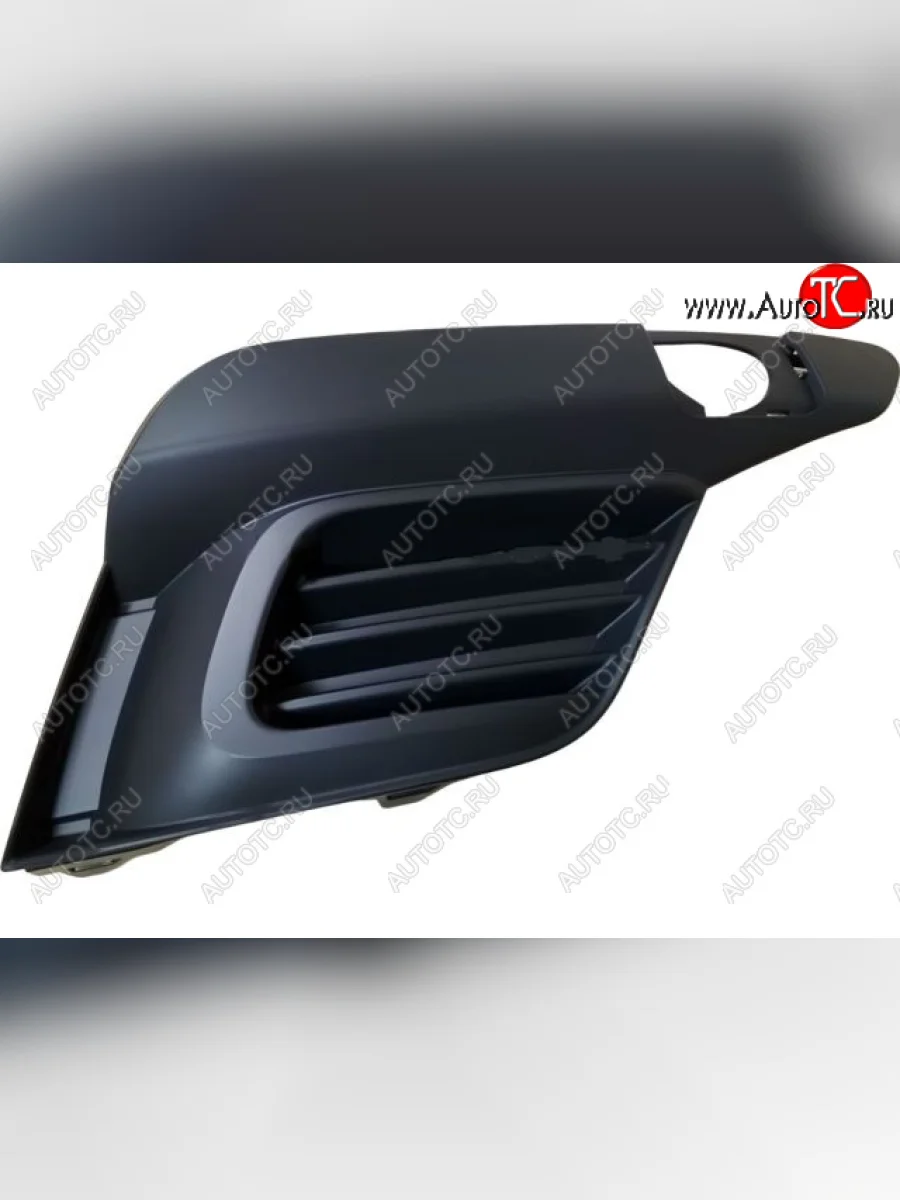 Правая решетка переднего бампера (с отверстием под ПТФ, пр-во Китай) BODYPARTS Renault Logan 2 рестайлинг (2018-2025)  с доставкой в г. Керчь