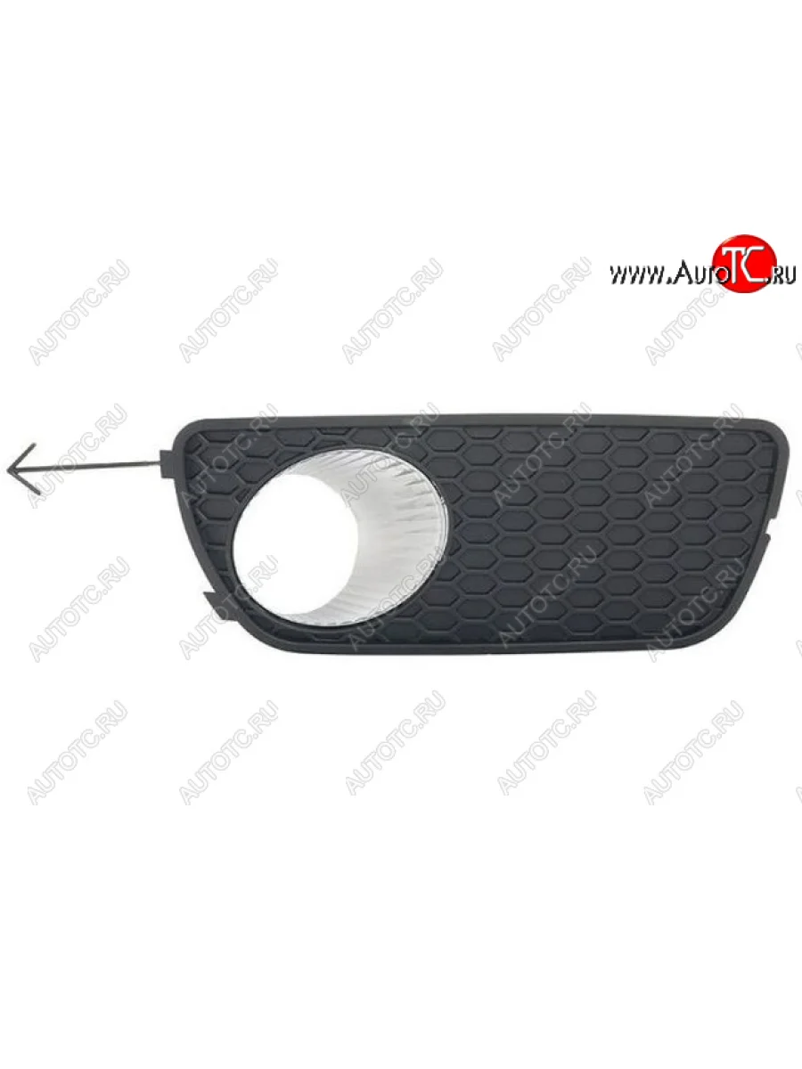 Правая решетка переднего бампера (с отверстием под ПТФ, пр-во Тайвань) LOMAPLAST Fiat Albea 170 седан (2002-2012)  в Перми Пермском крае