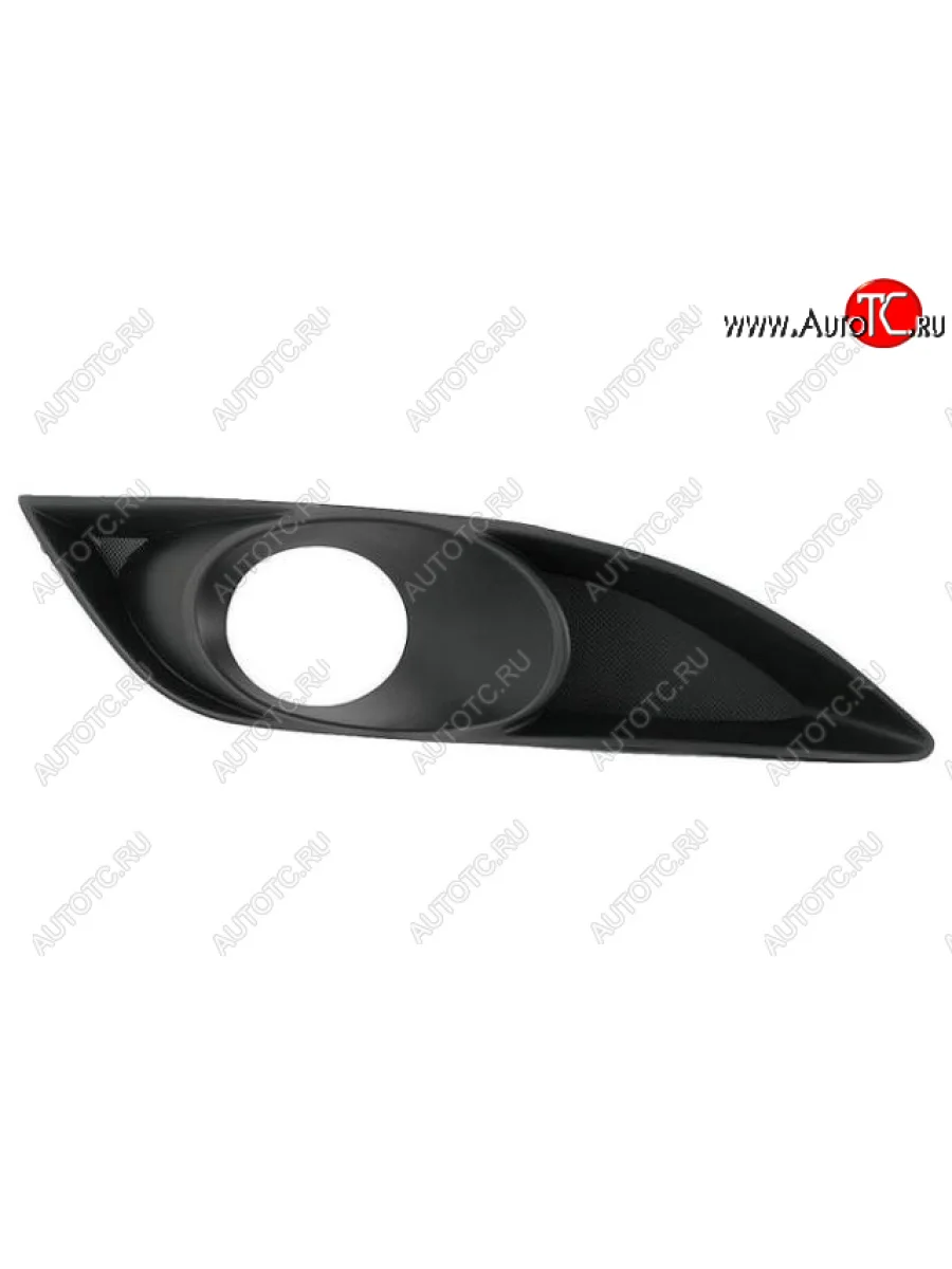 Правая решетка переднего бампера (с отверстием под ПТФ, пр-во Тайвань) TYG Toyota Auris E150 хэтчбэк 5 дв. дорестайлинг (2006-2010)  в Керчи Республика Крым