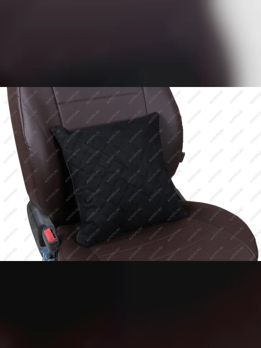 Подушки в салон автомобиля (Ромб Модель №2 алькантара) АВТОПИЛОТ INFINITI Q50 V37 дорестайлинг (2013-2017) (черный)