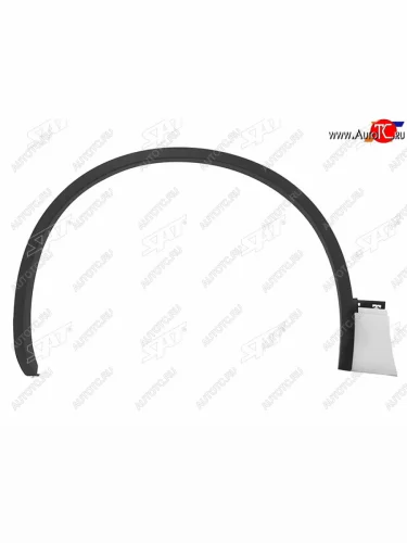 Молдинг арки крыла LH передний грунт под хром SAT Volkswagen Touareg 2 NF рестайлинг (2014-2018)