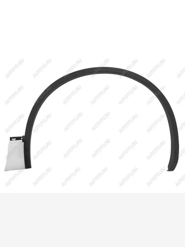 Молдинг арки крыла RH передний грунт под хром Volkswagen Touareg 2 NF рестайлинг (2014-2018)