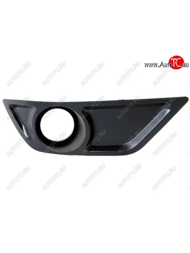 Правая вставка переднего бампера (с отверстием под ПТФ, пр-во Китай) BODYPARTS Daewoo Nexia рестайлинг (2008-2015)