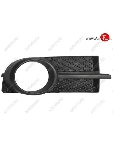 Правая вставка переднего бампера (с отверстием под ПТФ, пр-во Тайвань) TYG Chevrolet Aveo T250 седан рестайлинг (2006-2011)