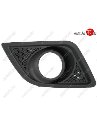 Правая вставка переднего бампера (с отверстием под ПТФ, пр-во Тайвань) TYG Ford Fiesta 5 хэтчбэк 5 дв. рестайлинг (2005-2008)