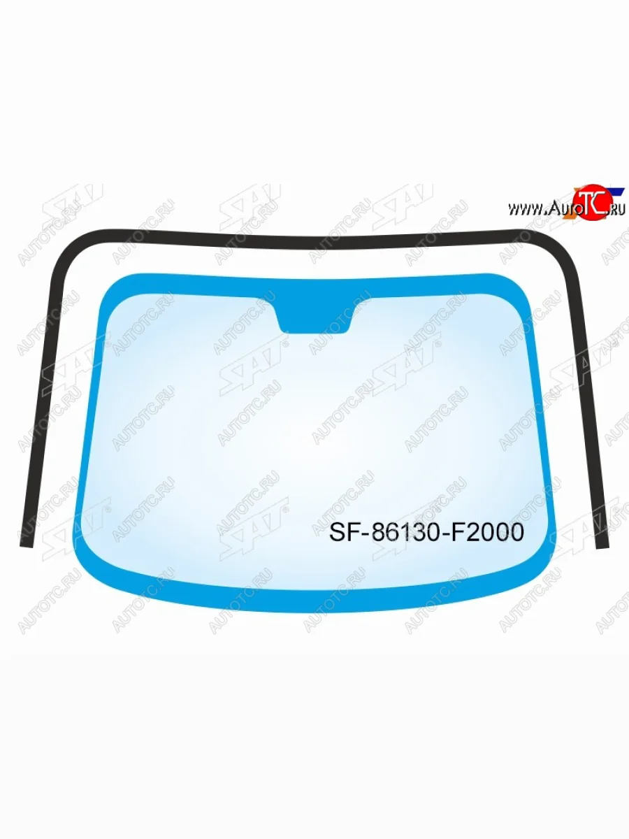 Молдинг лобового стекла (П-образный) SAT Hyundai Elantra AD дорестайлинг (2016-2019)  в Керчи Республика Крым