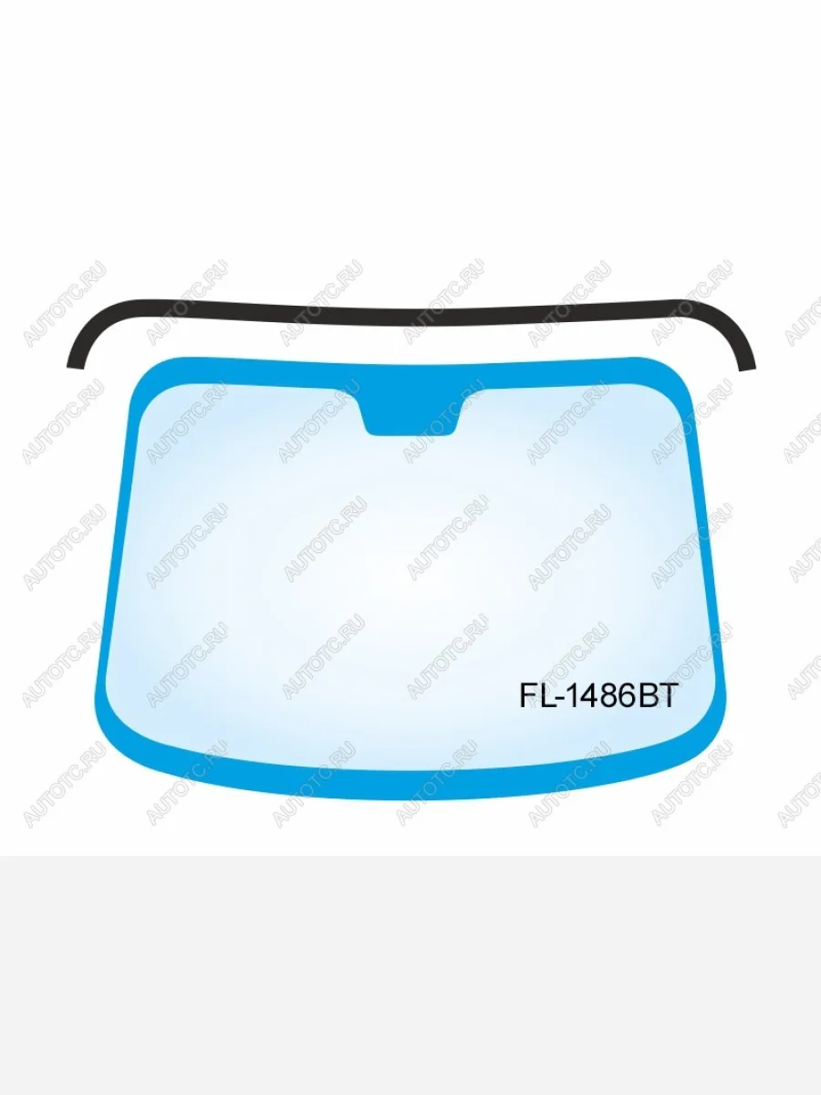 Молдинг лобового стекла (Сверху) FLEXLINE HUMMER H2 (2002-2009)  в Керчи Республика Крым