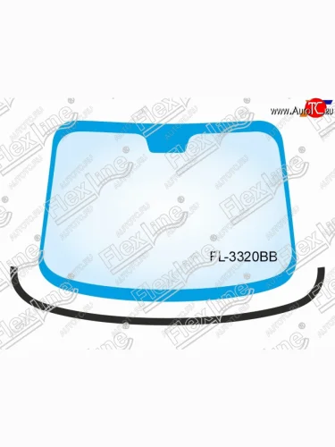 Молдинг лобового стекла (Снизу) FLEXLINE  