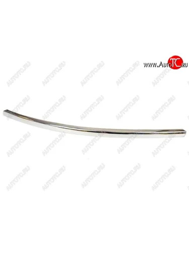 Передний правый молдинг бампера (пр-во Китай) BODYPARTS (хром) Audi A6 C6 дорестайлинг, седан (2004-2008)