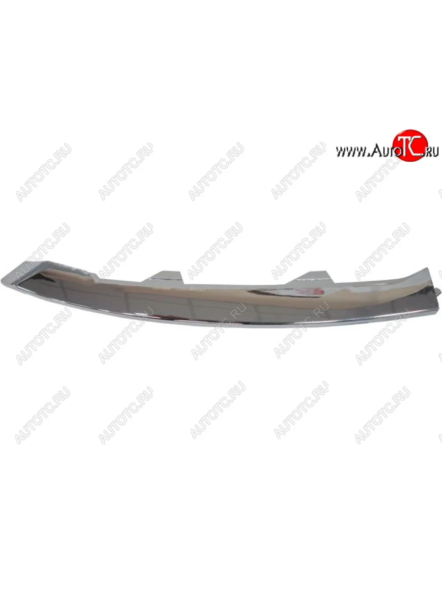 Передний правый молдинг бампера (пр-во Китай) BODYPARTS KIA Optima 4 JF дорестайлинг седан (2016-2018) (хром)  в Перми Пермском крае