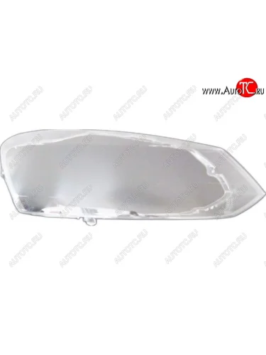 Правое стекло передней фары (пр-во Китай) BODYPARTS Volkswagen Polo Mk5 6R,6C,61 седан рестайлинг (2015-2020)